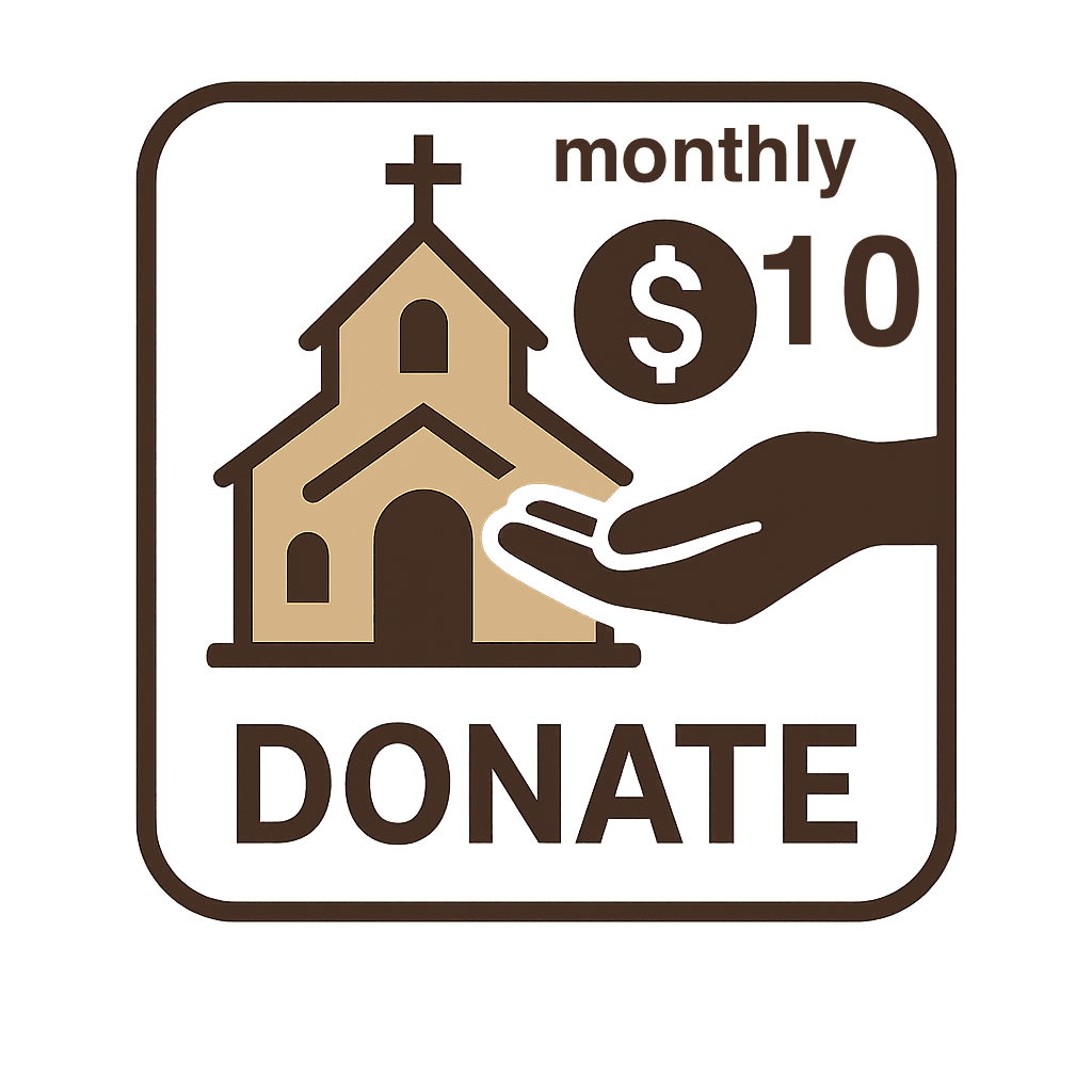 $10/month donation